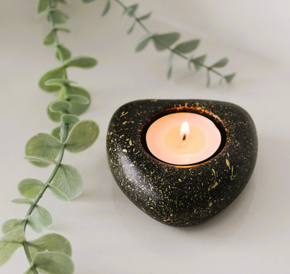 Heart Tealight Holder – Cast Stone
